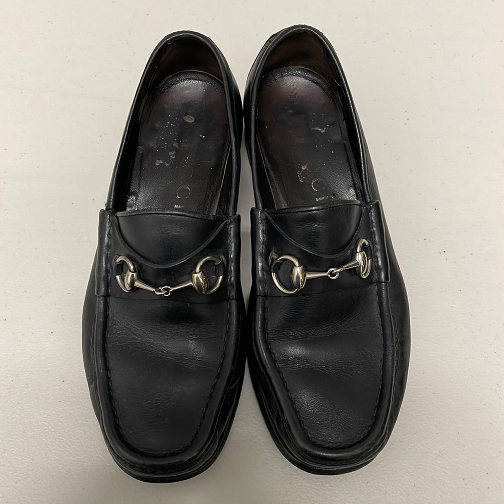 Men’s black gucci loafer size 41